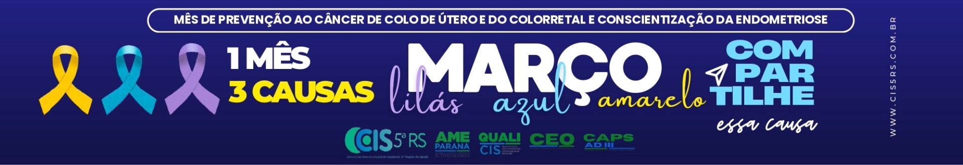 Campanha Março Lilás, Azul e Amarelo
