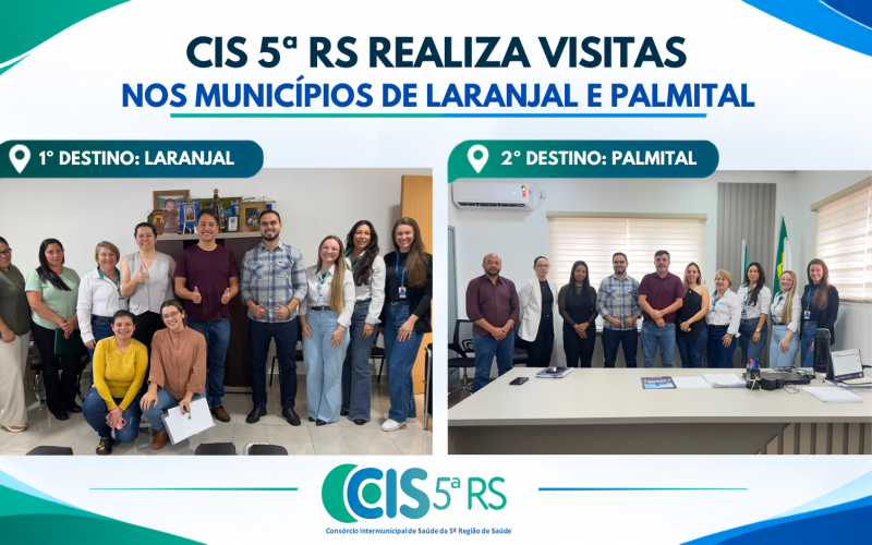 Visita Técnica aos Municípios de Laranjal e Palmital